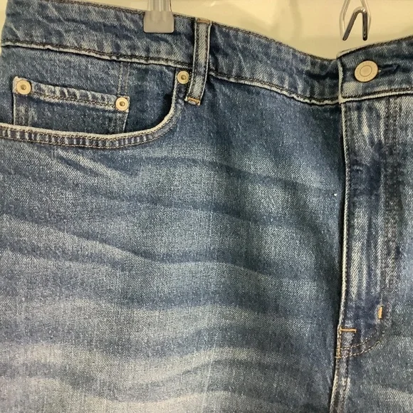 NWT LAUREN RALPH LAUREN WOMAN PLUS 22W DENIM SHORTS RAW HEM RETAIL 99.99 - Picture 11 of 11